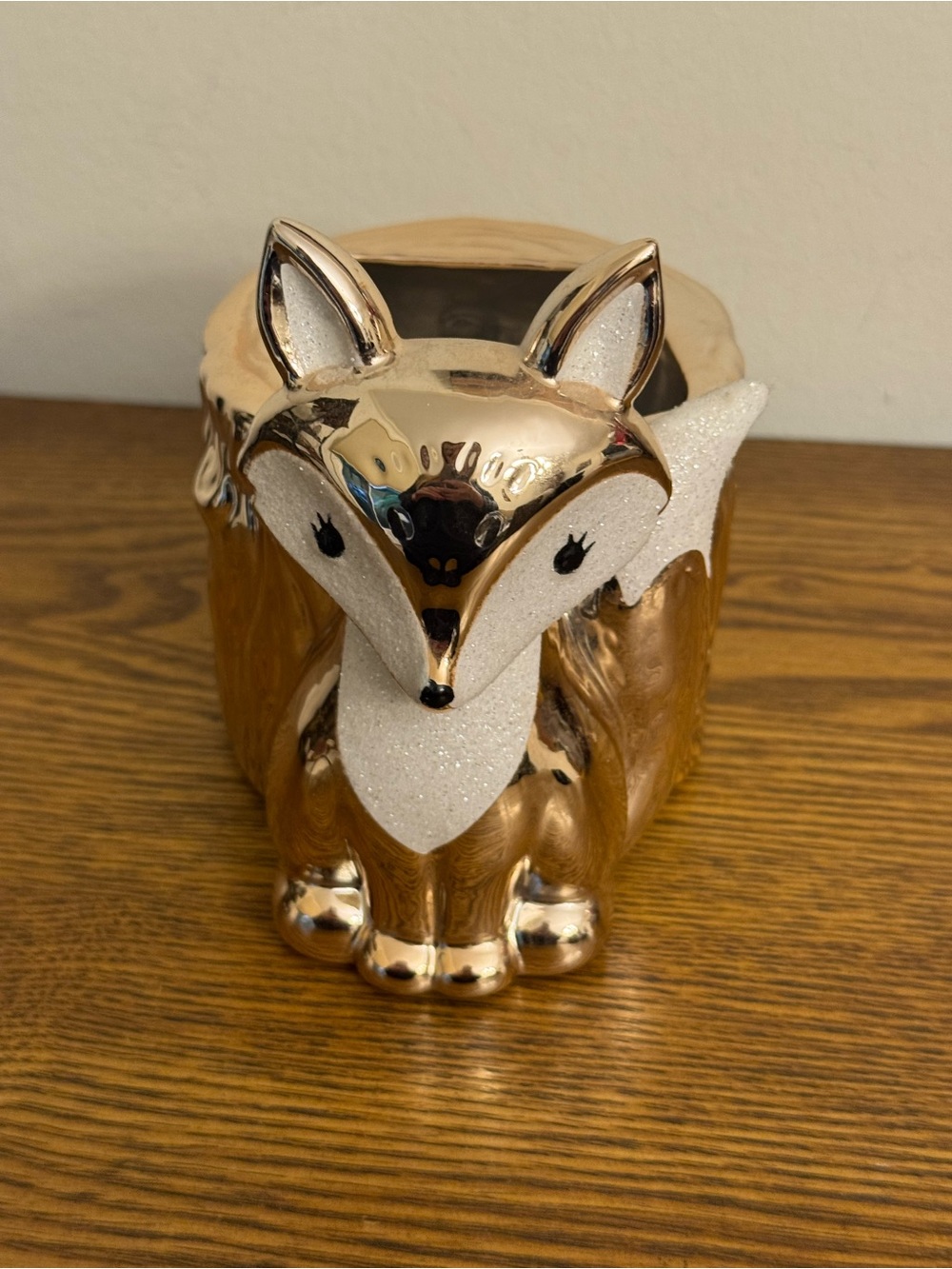 Bath & Body Works Ceramic Fox Soap Holder - Read Description